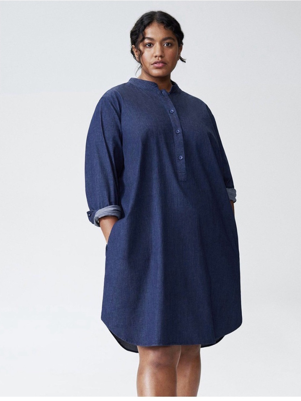 Universal Standard Hannah denim shirt dress size 10-12